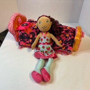 Groovy Girls Doll with Pink and Orange Bed Set